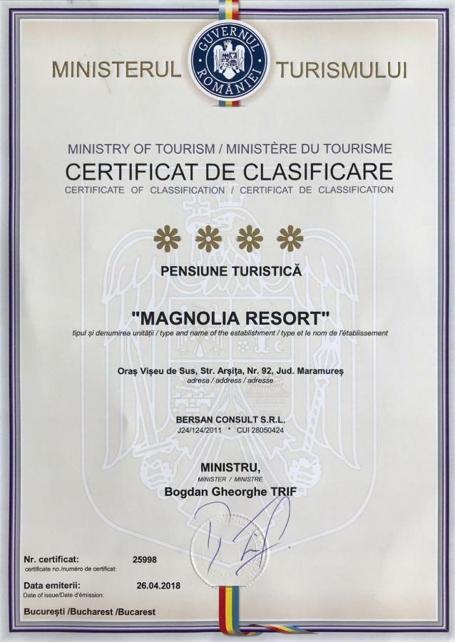 Magnolia Resort Chalets Vişeu de Sus Extérieur photo